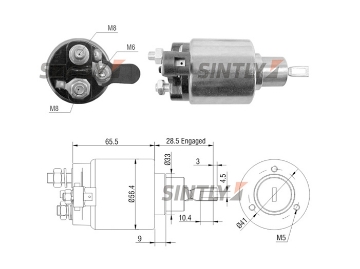 Starter Solenoid Switch ZM-477,WAI-66-9169,ERA-227361,HC-Cargo-230323,WOODAUTO-SND12570,AS-PL-UD15762SS