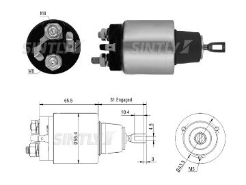 Starter Solenoid Switch ZM-4777,ERA-227364,BOSCH-6004AS1002,F000SH0179,6.004.AS1.002,F.000.SH0.179