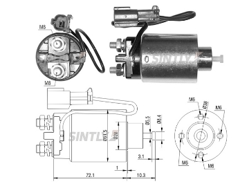 ZM-4793,CARGO-138011,ERA-227369,MAGNETI MARELLI-AME0482,AS-PL-UD16357SS,MITSUBISHI-M371X76275,SB691,M371X76275,M371X76371,SB691,SB784P,M1T72281,M1T72985,NISSAN-23300-30R13,23343-30R13