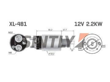 Starter Solenoid Switch ZM-481,UNIPOINT-SNLS 381,LUCAS ELECTRICAL-35640840,K01246,LUCAS INDIEL-35258540,35258970,35259140,PRESTOLITE INDIEL-35258540