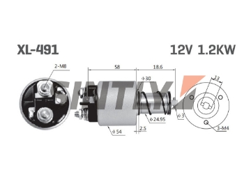 Starter Solenoid Switch ZM-491,AS-PL-SS3003,WAI-66-9470,WOODAUTO-SND12901,BMW-12411244607,CASCO-CSO15113