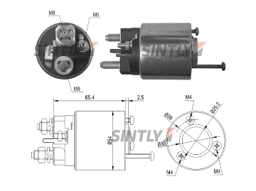 Starter Solenoid Switch ZM-497,WAI -66-9449,WOODAUTO-SND12500,AS-PL-SS3019,CARGO-231610,ERA-227392,PARIS RHONE-CED5010