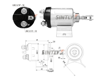 Starter Solenoid Switch ZM-507,BOSCH-9330451012,MAGNETI MARELLI-940113050074,AME0074,WAPSA-MWV12F,237-13