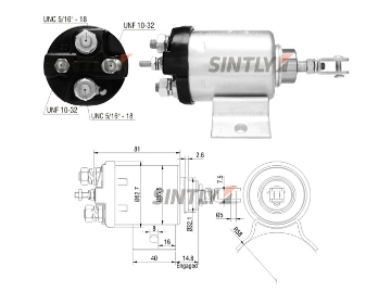 Starter Solenoid Switch ZM-508,BOSCH-9330451026,WAPSA-MALF3,MPB4,237-16