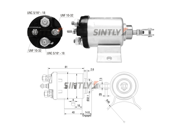 Starter Solenoid Switch ZM-509,ERA-227405,WAPSA-237-27,237-27