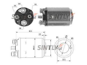 Starter Solenoid Switch ZM-511,AS-PL-SS9130P,BOSCH-9331451008,9000451003,9000451011,ERA-227406,MAGNETI MARELLI-940113050078