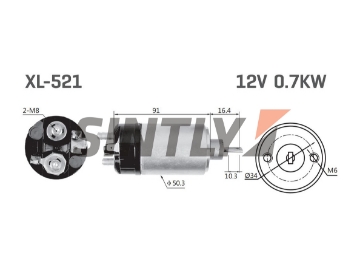 Starter Solenoid Switch ZM-521,WAI-66-9125,UNIPOINT-SNLS241,AS-PL-SS0057,BOSCH-0331302031,ALFA ROMEO-70019300000000