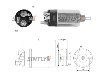 Starter Solenoid Switch ZM-524,BOSCH-0331302036,ERA-227419,GM-7329692,HC-Cargo-133636,OPEL-1202063,PSH-054.000.502