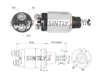 Starter Solenoid Switch ZM-537,ERA-227434,AS-PL-UD15809SS,BOSCH-9330081028,9330451063,9.330.081.028,9.330.451.063,9.33A.081.028