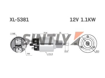 Starter Solenoid Switch ZM-5381,WAI-66-91142,WOODAUTO-SND11121,AS-PL-SS0076,BOSCH-0 001 107 406,KRAUF-SSB6837BA,MERCEDES-BENZ-A 001 152 65 10,001 152 65 10,A00515166010,A0051513901