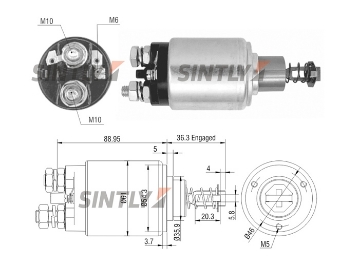 Starter Solenoid Switch ZM-547,ERA-227453,227454,BOSCH-9330081045,933A081045,9.330.081.045,9.33A.081.045,9.000.083.065