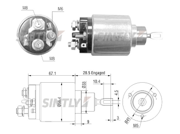 Starter Solenoid Switch ZM-5473,BOSCH-F.000.SH0.150,9330061129,F000SH0150,F.000.AL0.119,F.000.AL0.122,F.005.M00.024