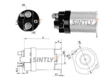 Starter Solenoid Switch ZM-557,CARGO-131272,WOODAUTO-SND1265,AS-PL-UD15689SS,DELCO-3471697,DR903,DELCO REMY-3471150