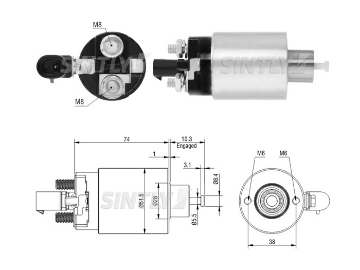 Starter Solenoid Switch ZM-5695,ERA-227479AS-PL-UD00505SS,UD14494SS,UD16381SS