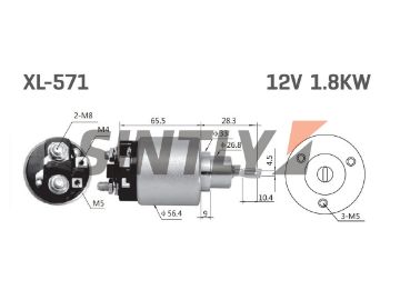 Starter Solenoid Switch  ZM-571,WAI-66-9155,as-pl-SS0006,WOODAUTO-SND12942,BOSCH-0.331.303.030,0.331.303.530,0.001.108.021,0.001.208.211,0.001.208.221,0.001.311.134,0331303003,0331303007,0331303015,VW-059911287B