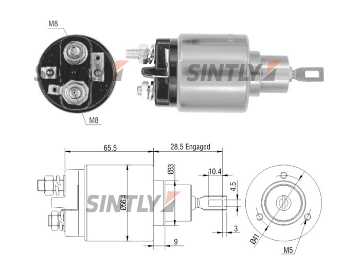 Starter Solenoid Switch ZM-573,CARGO-333146,ERA-227486,WAI-66-9126,WOODAUTO-SND11630,AS-PL-S0045,S0083,UD15161SS