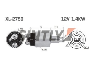 Starter Solenoid Switch ZM-579,CARGO-131439,ERA-227501HQ,227501B,HC-Cargo-131439,WOODAUTO-SND1242,LADA-2108-3708-808,21083708805,21083708808