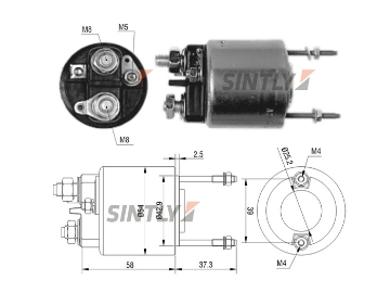 Starter Solenoid Switch ZM-596,ERA-227522,HC-Cargo-232011,PARIS RHONE-102295,182458,CED530,D9E55,VALEO-D9E55,NE421,102295