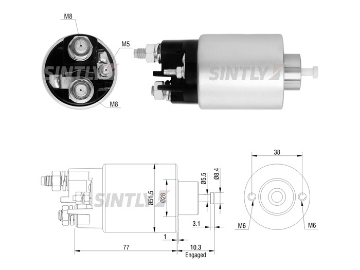 Starter Solenoid Switch ZM-5993,ERA-227533