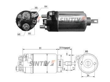 Starter Solenoid Switch ZM-625,BOSCH-0.331.302.003,0.331.302.026,0.331.302.048,0.331.302.086,0.331.302.094,0.331.302.530,0.001.208.047