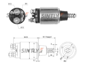 Starter Solenoid Switch ZM-638,AS-PL-UD15880SS,WAI -66-9104,WOODAUTO-SND1469,BOSCH-0331402005,331402005