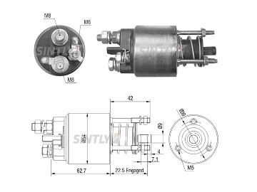 Starter Solenoid Switch ZM-6395,AS-PL-UD16399SS,CARGO-230808,ERA-227582,WAI-66-9315,WOODAUTO-SND12390,KRAUF-SSE0808,MARELLI-855 417 40,855 418 60