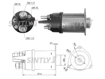 Starter Solenoid Switch ZM-6456,CARGO-231917,ERA-227160,WAI-66-142,WOODAUTO-SND12100,CATERPILLAR-2068787,DELCO-1115656