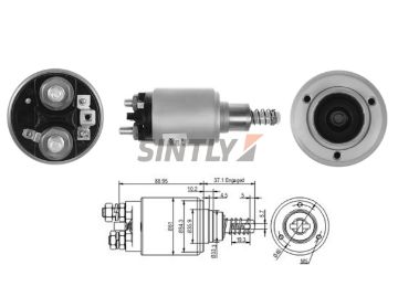 Starter Solenoid Switch ZM-647,CARGO:132361, WAI :66-91248, WOODAUTO:BOS0331402015, AS-PL:UD806989