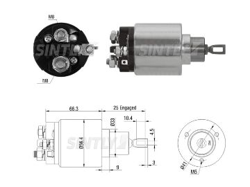 Starter Solenoid Switch ZM-6473,ERA-227598,BOSCH-9007045002,9337043517,F000SH0189