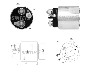 Starter Solenoid Switch ZM-6492,WAI-66-9429,KRAUF-SSV6258,TESLA-TT76669,VALEO-594438,236258,594438,594735