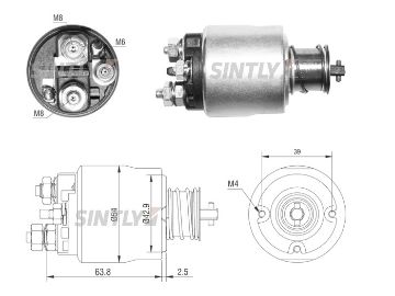 Starter Solenoid Switch ZM-6494,ERA-227994,GM-9025295