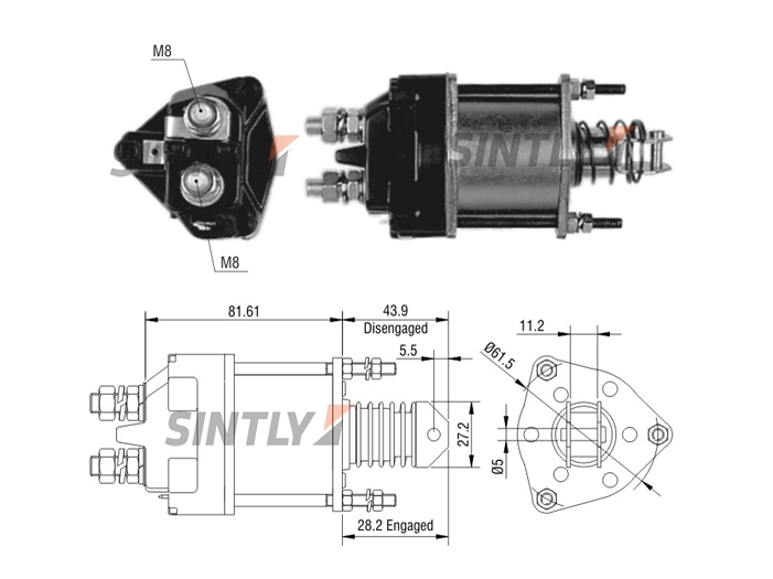 Starter Solenoid Switch ZM-650,HC-Cargo-130377,AS-PL-SS4049P,ERA-227603,FIAT-4189658,4198226,4198600,4229113,4229114