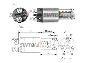 Starter Solenoid Switch ZM-651,ERA-227605,FIAT-9938390,HC-Cargo-132228,MAGNETI MARELLI-85540001
