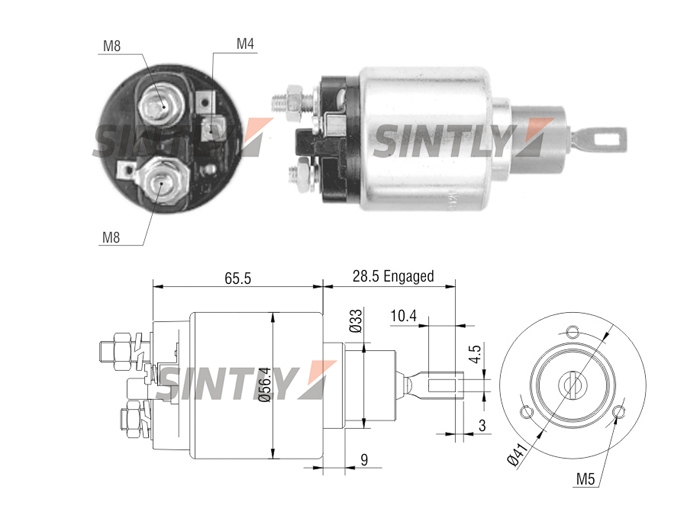Starter Solenoid Switch ZM-674,AS-PL-S0016,S0058,UD15905SS,BMW-12411289494,BOSCH-2339303263,0001218001,0001218011