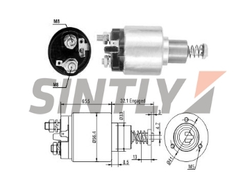 Starter Solenoid Switch ZM-676,BOSCH:0331303045, 0.331.303.045, 0.001.211.251, 0.001.211.506, CASCO:CSO10143AS