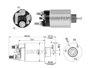 ZM-6860,AS-PL-SS1145P,DELCO-10504502,10515871,10520347,DELCO REMY-10504502,10515871,10520346,10520347,1114607,1114610,ERA-227654,GM-CHEVROLET-93374341,KRAUF-SSD1108