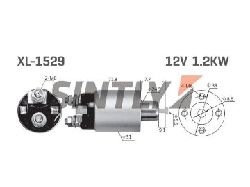 AS-PL-SS5005, BOSCH-F042010424, CARGO-133289, HYUNDAI-3612011140, 36100-32630, MITSUBISHI-M371X60271, MD100431, MD607997, MD618581, M371X60171, NEW ERA-SS1529, UNIPOINT-SNLS607, WAI-66-8341, ZM-696