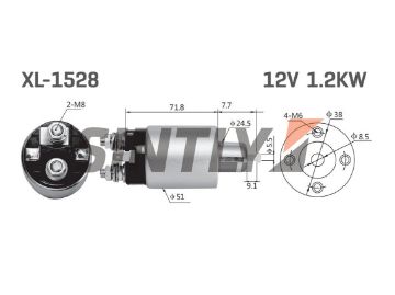 Starter Solenoid Switch ZM-697,FORD-E7GZ11390A,HC-Cargo-231977,NEW ERA-SS1528,UNIPOINT-SNLS610,WAI-66-8326,WOODAUTO-SND1802,MAZDA-E35618X10,MITSUBISHI-M371X62171,M371X62471,M371X71271,M371X62371,AS-PL-SS5020