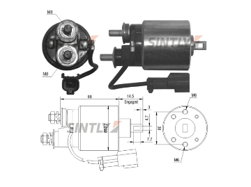 Starter Solenoid Switch ZM-718,ERA-227695,NISSAN-23343-85E00,23343-31U00,HITACHI-21148 7603,S114461,21144 7612