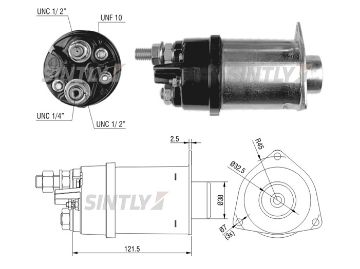 Starter Solenoid Switch ZM-7460,CARGO-230198,ERA-227333,WOODAUTO-SND1273,AS-PL-UD40344SS,BOSCH-F.042.010.583