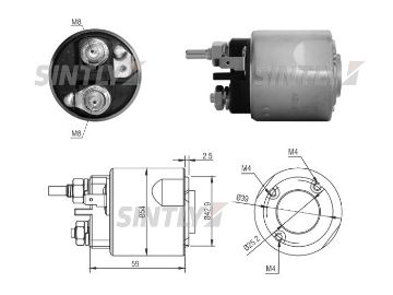 Starter Solenoid Switch ZM-7495,CASCO-CSO15104,ERA-133128,227914,VALEO-594355,594355