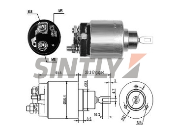 Starter Solenoid Switch ZM-779,HC-Cargo-136370,WOODAUTO-SND12595,AS-PL-UD10478SS,DAF-1516807R,ERA-227767,BOSCH-0 001 108 056