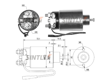 Starter Solenoid Switch ZM-798,AS-PL-UD15992SS,ERA-227787,MITSUBISHI-M371X61371,MD611378,M371X61371,MD611378