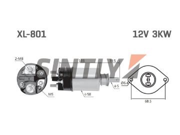 Starter Solenoid Switch ZM-801,ERA-35256422,LUCAS-230 274,35257880,LUCAS INDIEL-230274,35640274,PRESTOLITE ELECTRIC-230274,PRESTOLITE INDIEL-230274,35640274