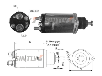 Starter Solenoid Switch ZM-806,ERA-227792,NIKKO-0-47100-4160,WAI-66-8405,WOODAUTO-SND1268,AS-PL-SS9012P,CARGO-137811