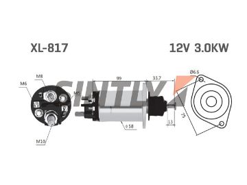 Starter Solenoid Switch ZM-817,ERA-227802A,DELCO REMY-10479648,10484660,10484660,10461454