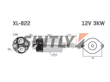 Starter Solenoid Switch ZM-822,ERA-227805B,35257086,LUCAS INDIEL-230381,35640381,35256640,35257086