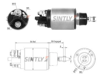 Starter Solenoid Switch ZM-825,AS-PL-UD16012SS,CASE-82019471,82019471,ISKRA-11.131.027,16.906.490,16906490,AZ F4115