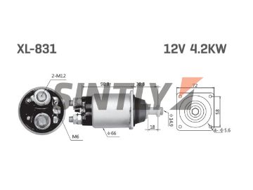 Starter Solenoid Switch ZM-831,AS-PL-SS0122,BOSCH-2.339.403.016,9.330.451.058,9.330.451.065