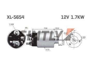 Starter Solenoid Switch ZM-860,WAI-66-132,HC-Cargo-138217,AS-PL-SS1010,DELCO REMY-10475646,10475646,FORD-1114587,10475646,10475654,MERCURY-809463A1